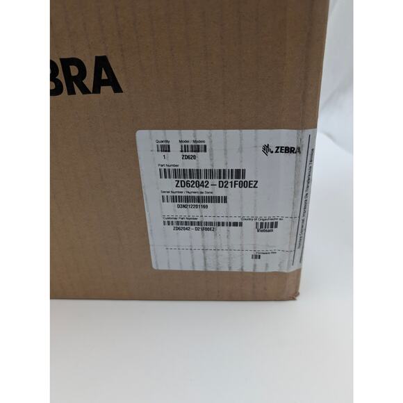 Zebra ZD620 Label Printer ZD62042-D21F00EZ Direct Thermal USB Ethernet Serial - Picture 12 of 12